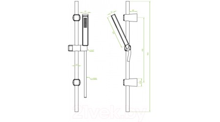 Душевой гарнитур Laveo Pola NAP71A1