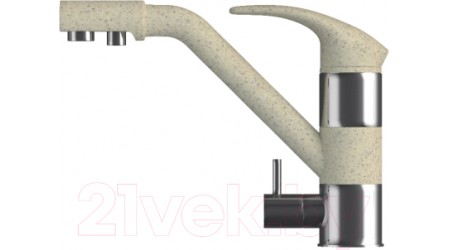 Смеситель Polygran Дуо (опал) 