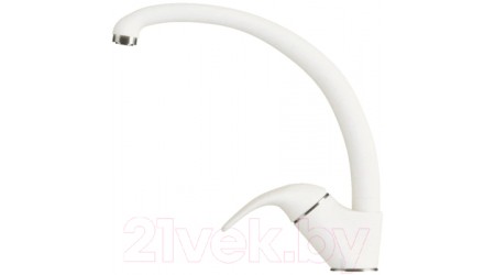 Смеситель Polygran Эко Высокий (белый хлопок) 