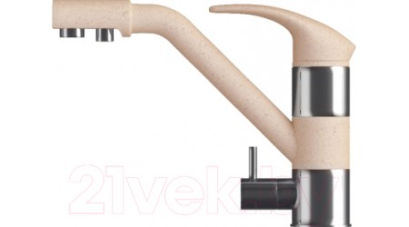 Смеситель Polygran Дуо (бежевый) 