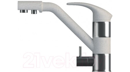 Смеситель Polygran Дуо (серый) 