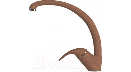 Смеситель Polygran Эко Высокий (терракот) 