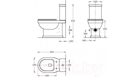 Унитаз напольный Kerama Marazzi Pompei Po.wc.01