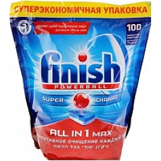 Таблетки для посудомоечных машин Finish PowerBall All in One Max (100шт)