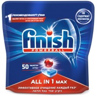 Таблетки для посудомоечных машин Finish Powerball All in One Deep Clean (50шт)