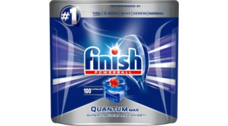 Таблетки для посудомоечных машин Finish Powerball Quantum Max (100шт)