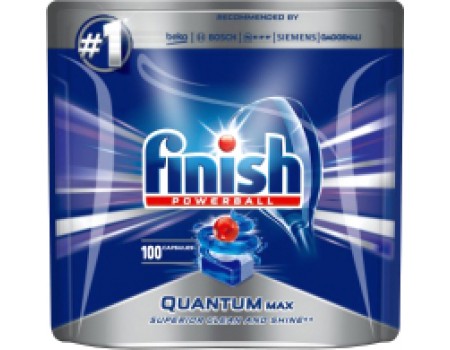 Таблетки для посудомоечных машин Finish Powerball Quantum Max (100шт)