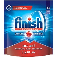 Таблетки для посудомоечных машин Finish Powerball Quantum Max (13шт)