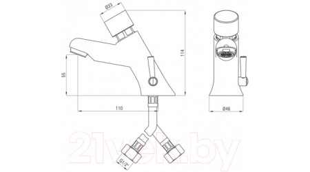 Смеситель Deante Press BBH 028R 