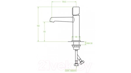 Смеситель Laveo Pretto BAO022D 