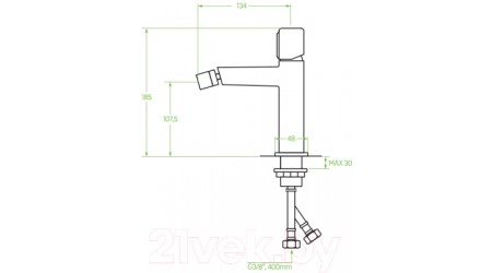 Смеситель Laveo Pretto BAO032D 