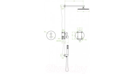 Душевая система Laveo Pretto BAO701P