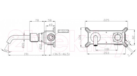Смеситель Laveo Pretto BAO722P 