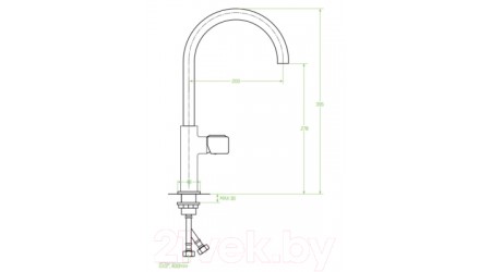 Смеситель Laveo Pretto BAO768D 