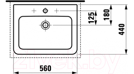 Умывальник Laufen Pro 8139610001041