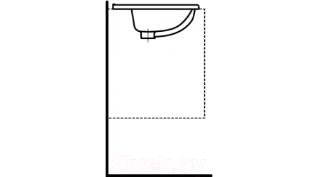 Умывальник Laufen Pro 8139610001041