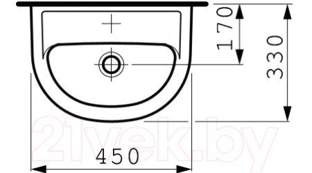 Умывальник Laufen Pro 8159520001041