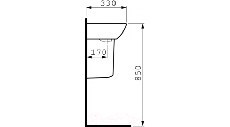 Умывальник Laufen Pro 8159520001041