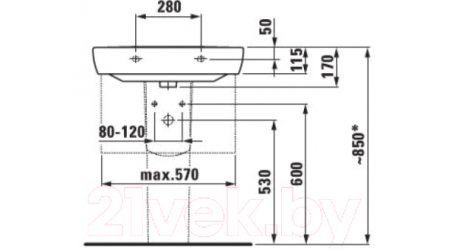 Пьедестал Laufen Pro 8199500000001