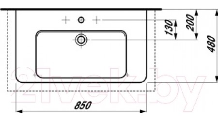 Умывальник Laufen Pro 8139560001041