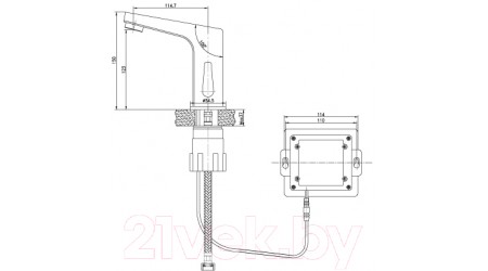Смеситель LEMARK Project LM4655CE 