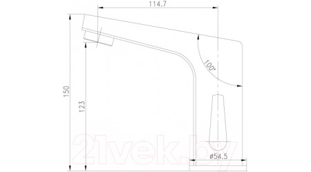 Смеситель LEMARK Project LM4655CE 