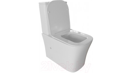 Унитаз напольный Wave Promo (белый глянец)