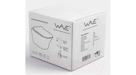 Унитаз подвесной White Wave Promo (белый глянец)