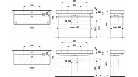 Умывальник Laufen Pro S 8149650001041