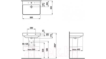 Пьедестал Laufen Pro S 8199620000001