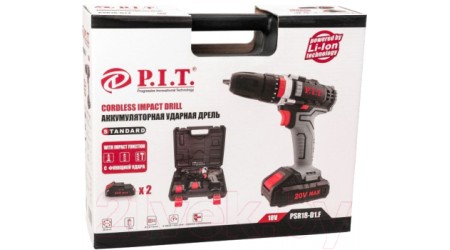 Аккумуляторная дрель-шуруповерт P.I.T PSR 18-D1F