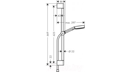 Душевой гарнитур Hansgrohe Pulsify 24160670