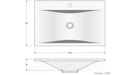 Умывальник Madera Pulsus 100