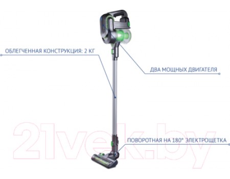 Вертикальный портативный пылесос Polaris PVCS 0622HG