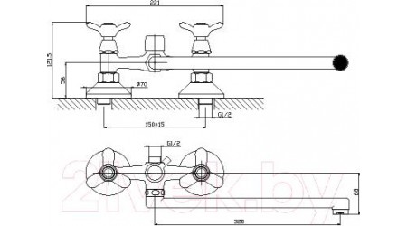 Смеситель Rossinka Silvermix Q02-80 