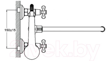 Смеситель G.Lauf QMT7-B722 