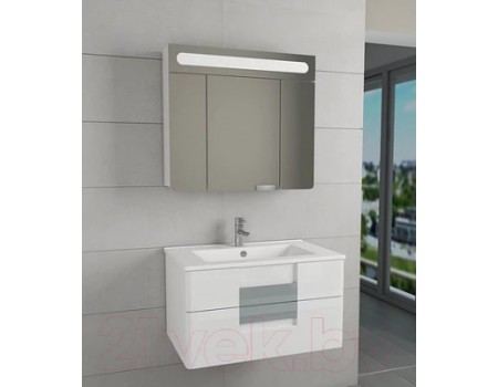 Умывальник Sanita Luxe Quadro 75 / QDR75SLWB01
