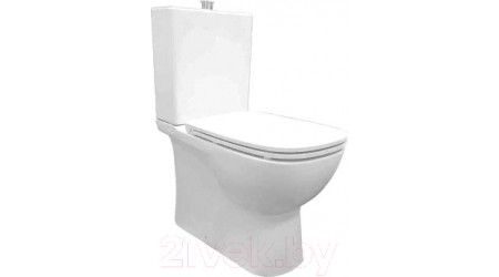 Унитаз напольный Sanita Quadro SL DM Slim QDRSLCC01151022