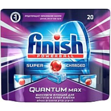 Таблетки для посудомоечных машин Finish Quantum Max (20шт)