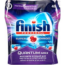 Таблетки для посудомоечных машин Finish Quantum Max (40шт)