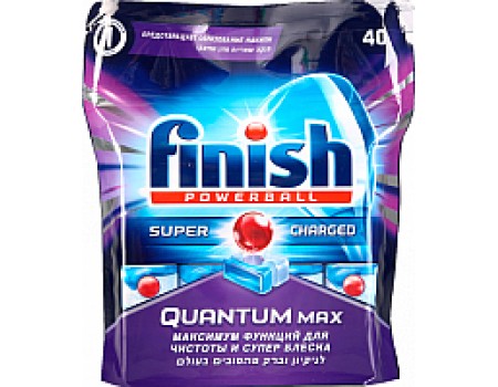Таблетки для посудомоечных машин Finish Quantum Max (40шт)