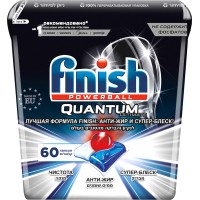 Таблетки для посудомоечных машин Finish Quantum Ultimate коробка (60шт)