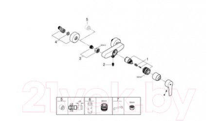 Смеситель GROHE QuickFix Start 24208002 