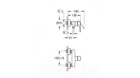 Смеситель GROHE QuickFix Start 24208002 