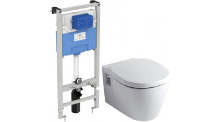 Унитаз подвесной с инсталляцией Ideal Standard R020467 + W941102