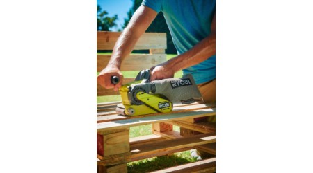 Ленточная шлифовальная машина Ryobi R18BS-0 (5133002916)