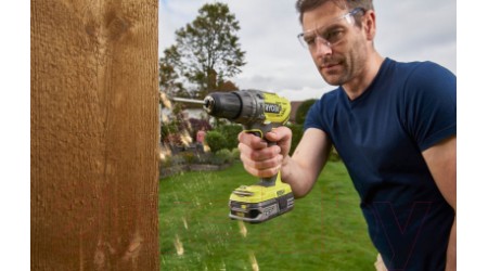 Аккумуляторная дрель-шуруповерт Ryobi R18PD3-0 (5133002888)