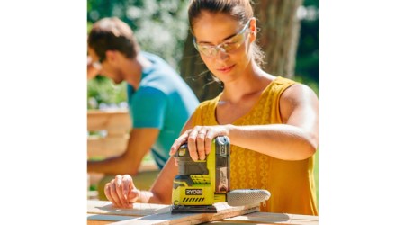 Вибрационная шлифовальная машина Ryobi R18SS4-0 (5133002918)