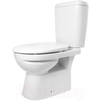 Унитаз напольный Керамин Альбано R ЖС 2-режим (с жестким сиденьем)