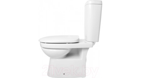 Унитаз напольный Керамин Альбано R ЖС 2-режим (с жестким сиденьем)